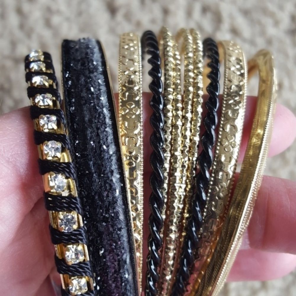 Sophia & Kate Bangle Set Bracelets 9"